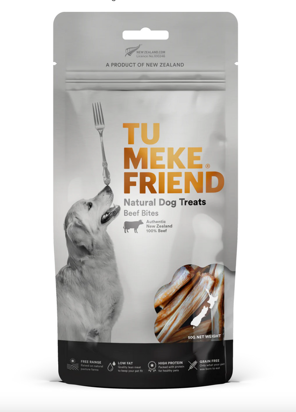 Air-Dried Natural Dog Treats - Beef Bites