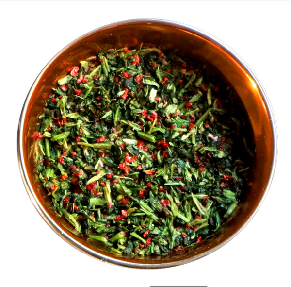 Freeze-dried spinach & strawberry