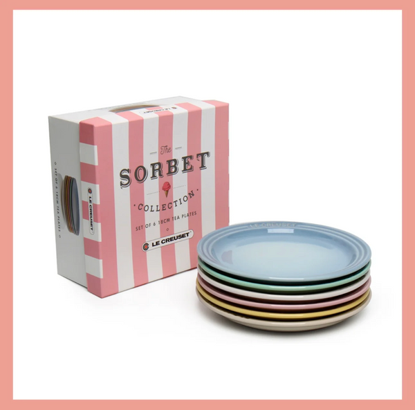 Sorbet Tea Plate 6p Set
