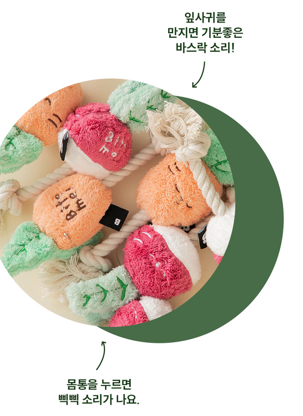 Root Vegetable Tug Toy