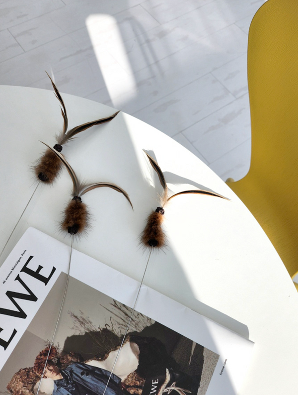 Antenna Bug Cat Teaser Wand Toy