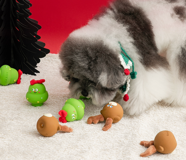 Furry Christmas Latex Toy Set