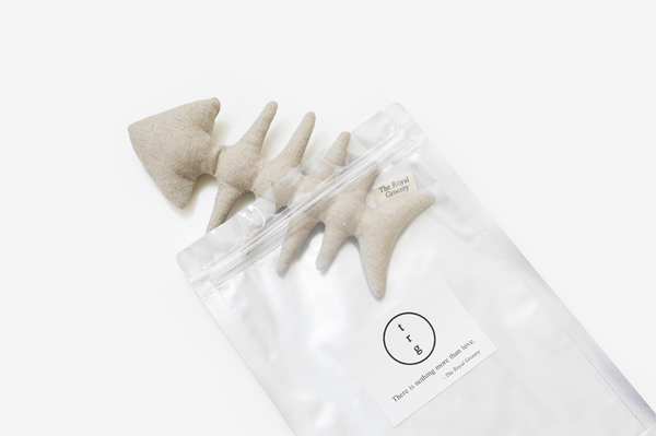 Fish Bone Catnip Toy