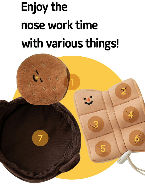 Fish Cake Soup Nose Work Toy