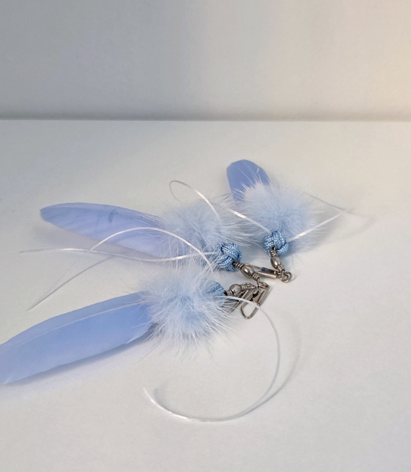 Blue Firefly Cat Teaser Wand Refill Toy