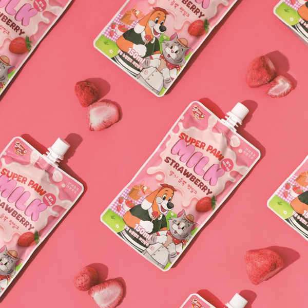 SuperPaw Pet Milk Strawberry