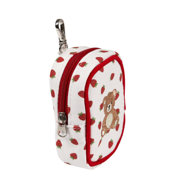 Roony Bear Poop Bag Pouch (Strawberry)