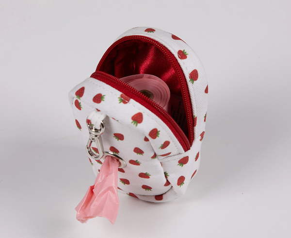 Roony Bear Poop Bag Pouch (Strawberry)