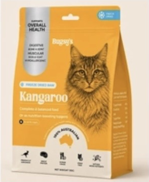 Bugsy kangaroo freeze-dried cat food 132g