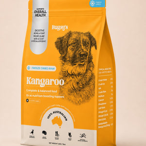 Bugsy Kangaroo freeze-dried dog food 425g bag