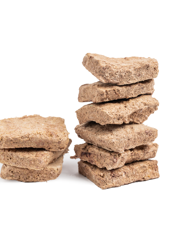 Bugsy's freeze-dried venison dog food