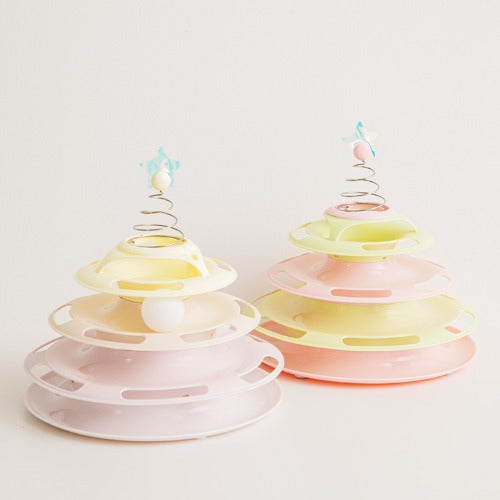 CBF Cat 3-Tier Track Ball Toy