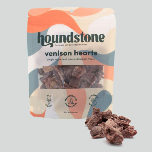 Freeze-Dried Venison Hearts