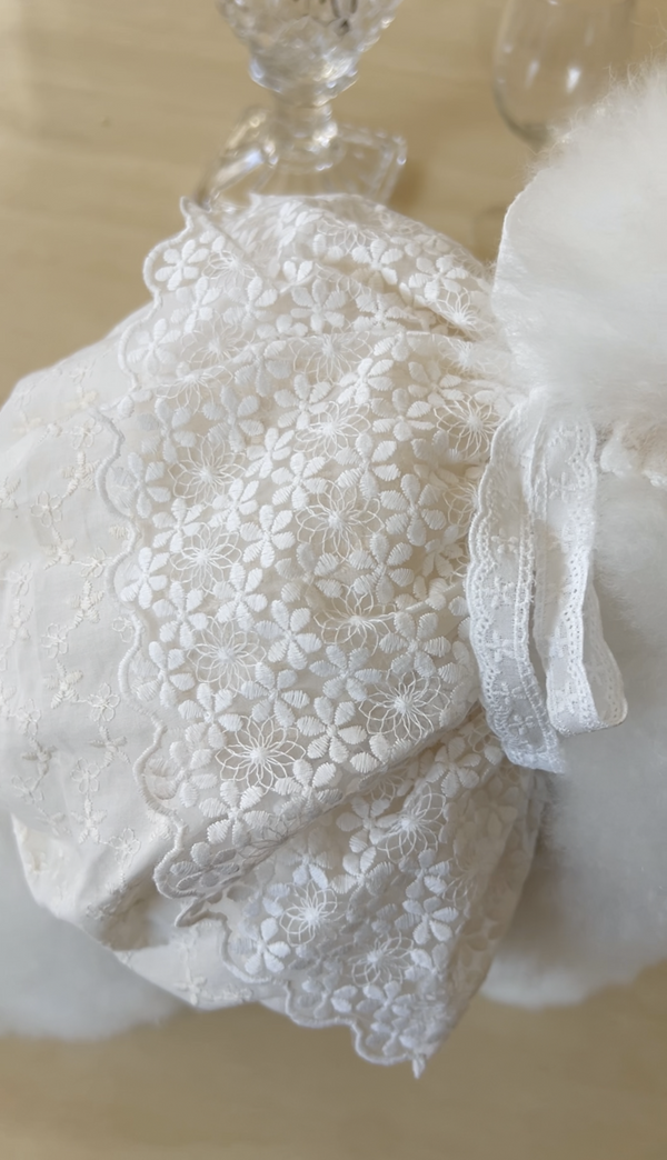 Cream Lace Cancan