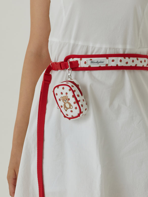 Roony Bear Poop Bag Pouch (Strawberry)