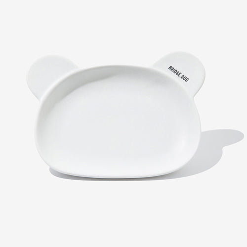 Bear Dish - White