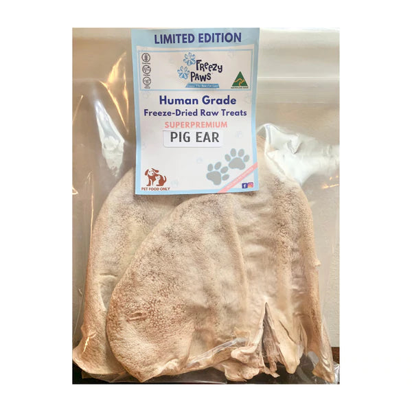 Freeze-Dried Pig Ear Jumbo Size