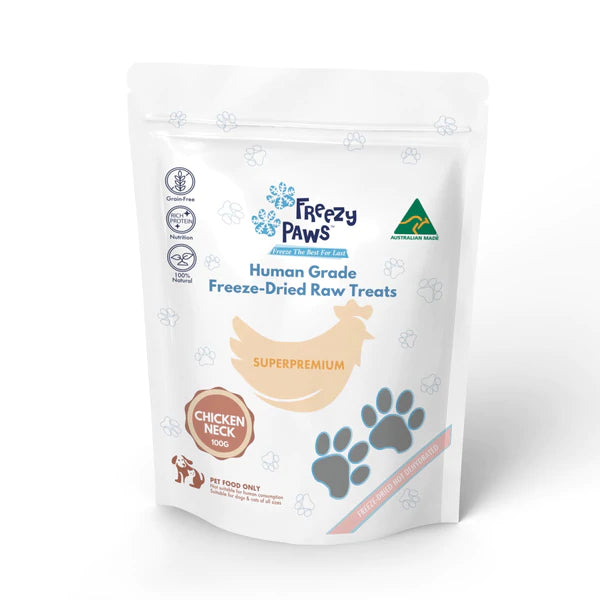 Freeze-Dried Chicken Neck Raw Treats