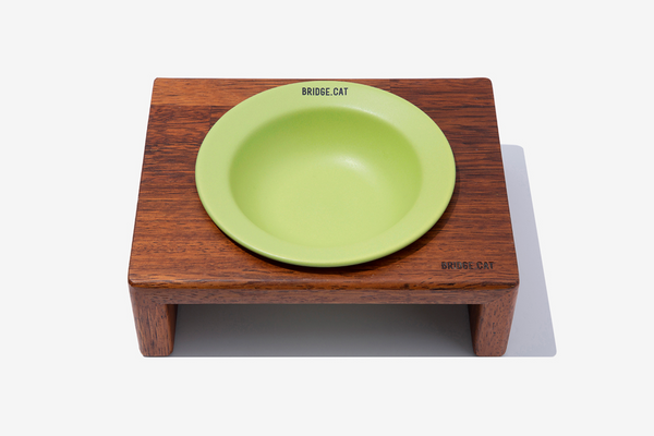 Cat Mini Dish - Green (Matte)