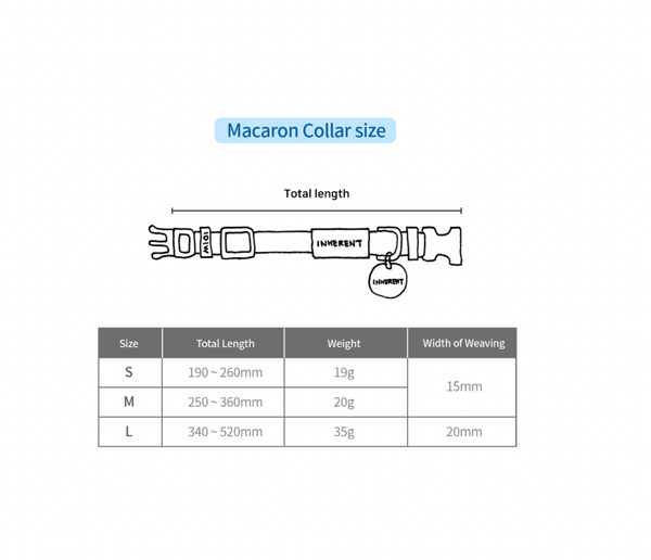 Macaron Dog Collar