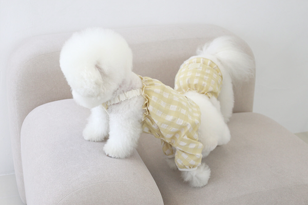 Pastel Check Romper