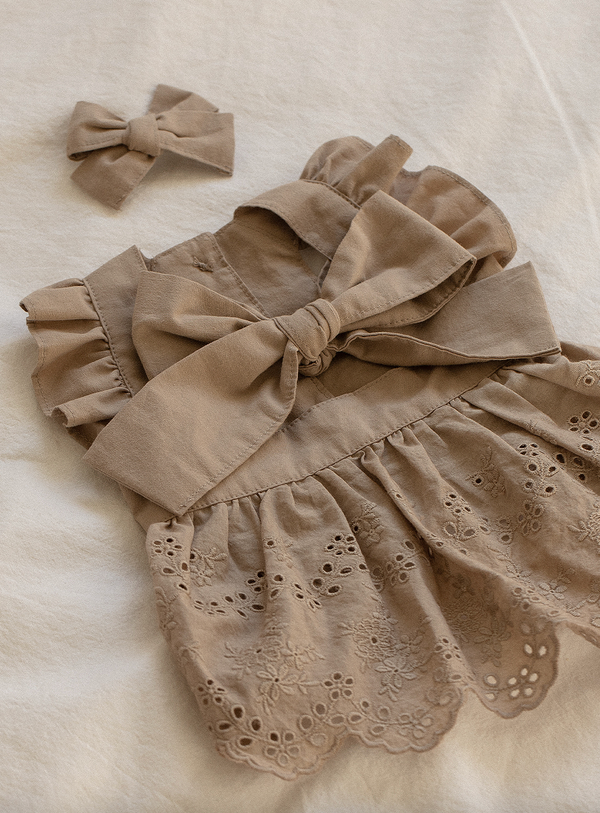 Crème Brûlée Ribbon Bustier