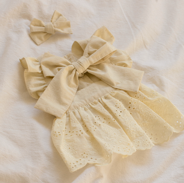 Crème Brûlée Ribbon Bustier