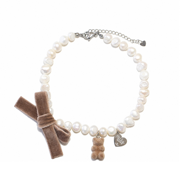 Teddy Pearl Necklace