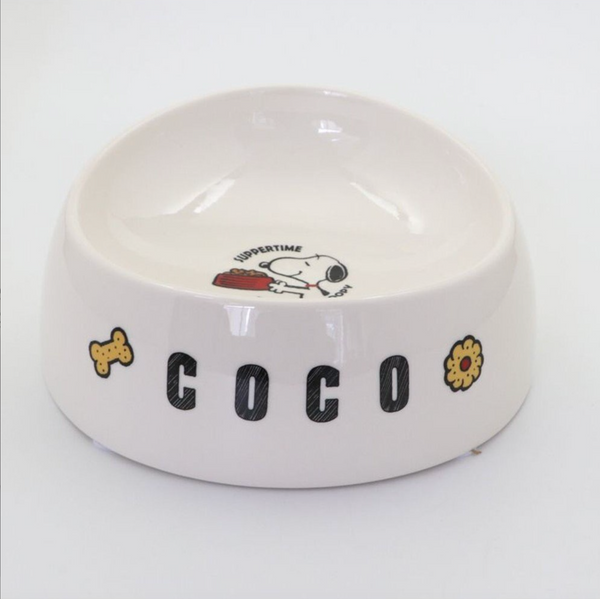 Custom Snoopy Food Bowl