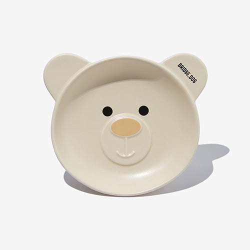 Bear Dish - Cream Face