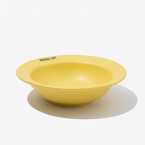 Cat Mini Dish - Yellow (Matte)